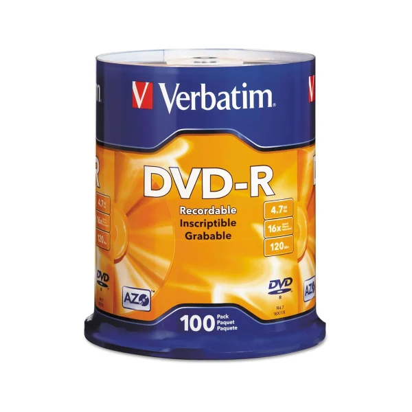 DVD-R Verbatim Pack 100 unidades